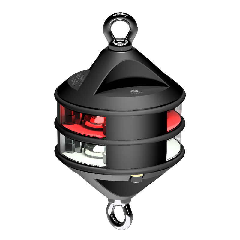 3nm 360° White/Red, hoist, black anodized 3nm 360° White/Red, hoist, black anodized